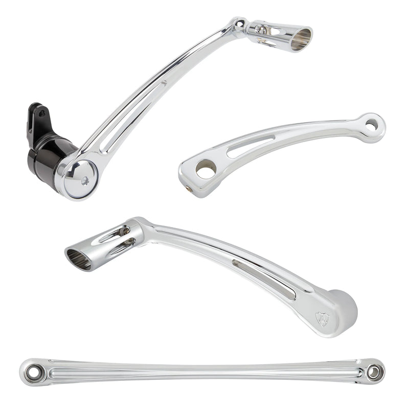 ARLEN NESS DEEP CUT® FOOT CONTROL KIT, CHROME w/ Toe Shifter - SOLO - 420-109 - PartsOutlet.com.au