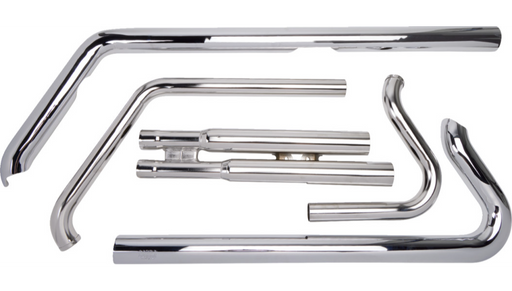 COBRA Speedster Slashdown Exhaust - Chrome - '86-'06 Softail 6850 - PartsOutlet.com.au