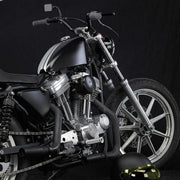 BILTWELL Handlebar - Tracker High - TBW & Slotted - Black 6009-2017 - PartsOutlet.com.au