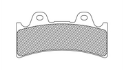 DRAG SPECIALTIES Organic Brake Pads - 6 Piston Caliper FAD243 - PartsOutlet.com.au