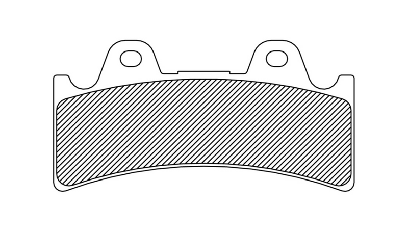 DRAG SPECIALTIES Organic Brake Pads - 6 Piston Caliper FAD243 - PartsOutlet.com.au