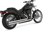 VANCE & HINES Big Shots Exhaust System - Long - Chrome - Softail 17924