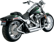 VANCE & HINES Shortshots Staggered Exhaust System - Chrome - Softail 17222