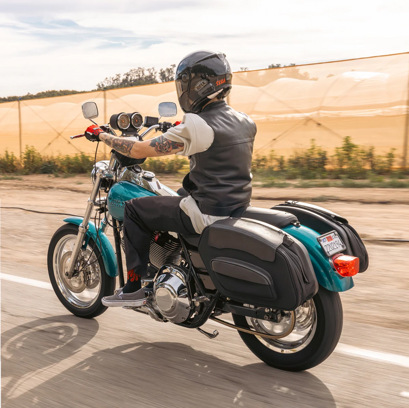 THRASHIN SUPPLY CO. Sport Saddlebags - Quick Detach - 60 Liter TSB-0024