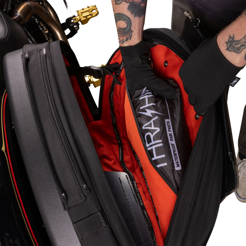 THRASHIN SUPPLY CO. Sport Saddlebags - Quick Detach - 60 Liter TSB-0024