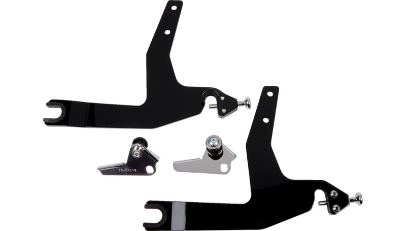 COBRA Backrest Kit - 11" - Black - '06-'17 Softail - 602-2022B