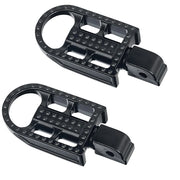 BILTWELL Mushman Passenger Footpeg - Black - M8 7002-201-04 - PartsOutlet.com.au