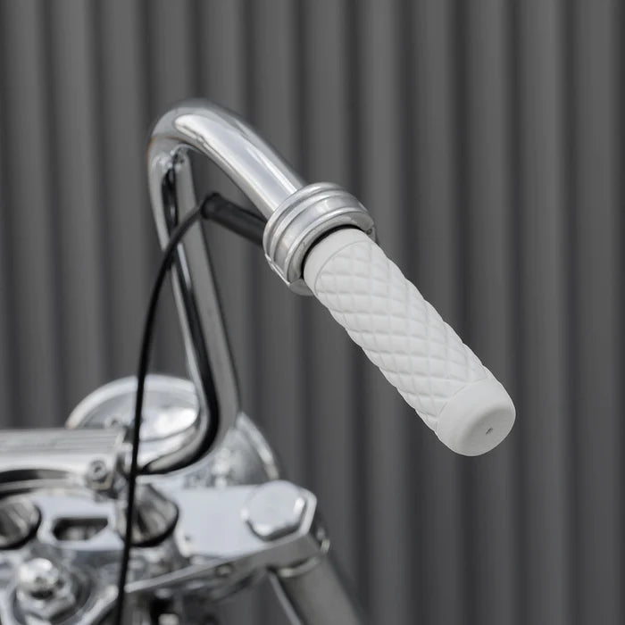 BILTWELL Grips - Torker - 7/8" - White 6705-0278