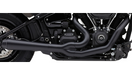 COBRA El Diablo Exhaust - '18-'20 Softail - Black 6475B - PartsOutlet.com.au