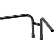 BILTWELL Handlebar - Rebar - Slotted - Black 6201-2016 - PartsOutlet.com.au