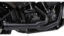 COBRA El Diablo Exhaust - '18-'20 Softail - Black 6475B - PartsOutlet.com.au