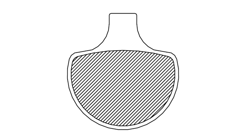 DRAG SPECIALTIES Organic Brake Pads - Harley-Davidson 1984-2011 - 160912SCP-BC114 - PartsOutlet.com.au