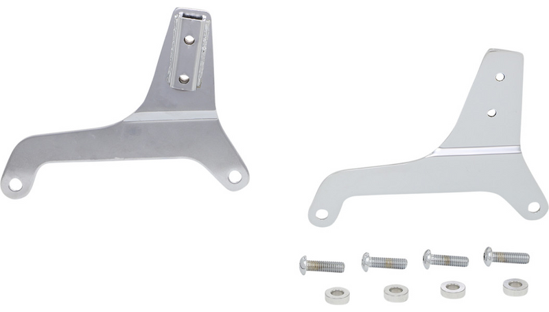 DRAG SPECIALTIES Sissy Bar Side Plates - 18-21 Low Rider / Sport Glide - Chrome 50264180 - PartsOutlet.com.au