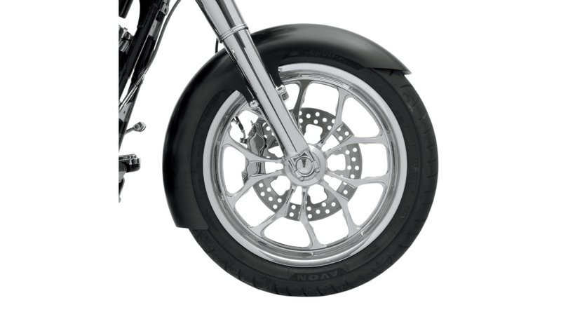 KLOCK WERKS Slicer Front Fender Kit - Black - Steel - 21" - FX '84-'13 - KWF-02-0502S