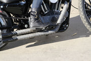 BURLY BRAND MX Footpegs - Driver - Black/Chrome - '18-'23 - B13-1007B - PartsOutlet.com.au