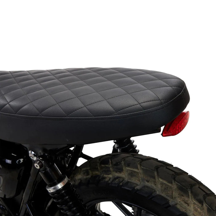 BRITISH CUSTOMS Slammer Seat - Diamond - Bonneville & Street Series '16+ - Black BC407-056-B