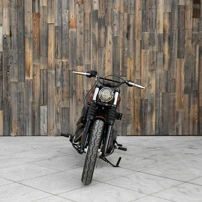 BILTWELL Handlebar - Moto - Black - SMOOTH - 6016-2012 - PartsOutlet.com.au