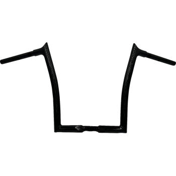 FAT BAGGERS INC. 1-1/4" EZ Install Pointed Top Handlebar - 14" - Black - FLTR '23-'25 - 948014-B
