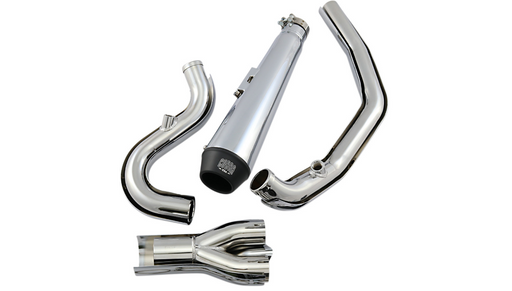 COBRA El Diablo Exhaust - Chrome - '07-'11 Softail 6484 - PartsOutlet.com.au