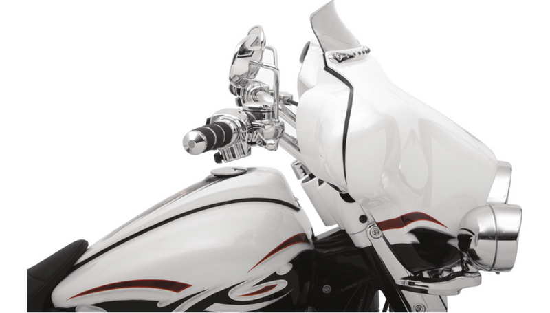 KLOCK WERKS Flare Windshield - 3-1/2" - Tinted - FLHT '96-'13 - KWW-01-0202
