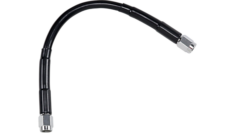 DRAG SPECIALTIES Universal Brake Line - Black - 9" - 809-BLK