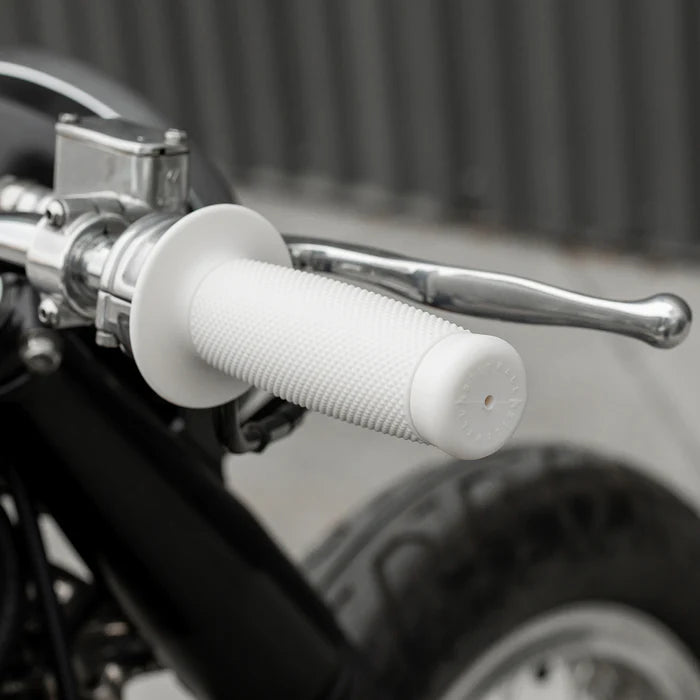 BILTWELL Grips - Renegade - 1" - White 6704-0201