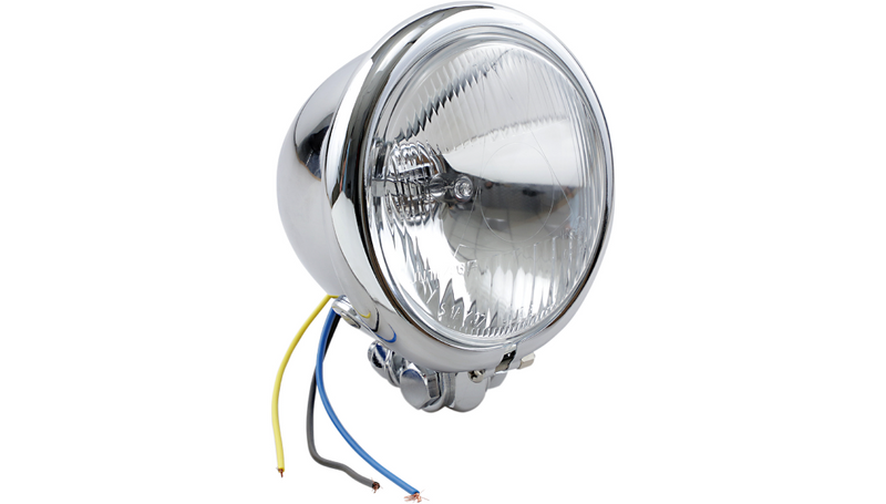 DRAG SPECIALTIES Early-Style Spotlight - 4-1/2" - Chrome - 160045-BX-LB1