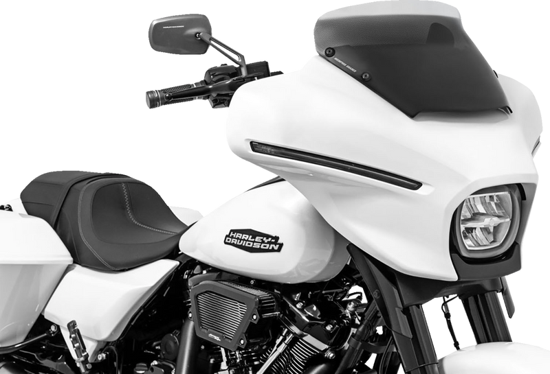 MEMPHIS SHADES Spoiler Windshield - 4" - Black Smoke - FLHX MEP88812