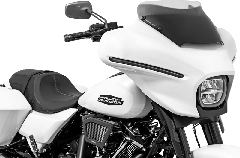 MEMPHIS SHADES Spoiler Windshield - 3" - Black Smoke - FLHX MEP88712