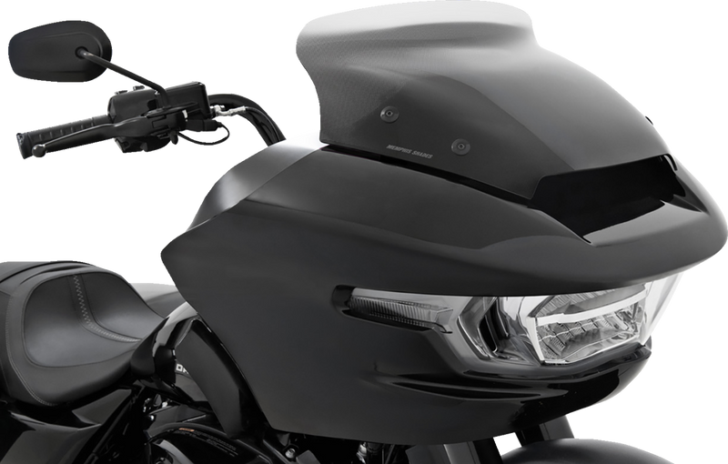 MEMPHIS SHADES Spoiler Windshield - 4" - Clear Dot Matrix - FLTR MEP8820