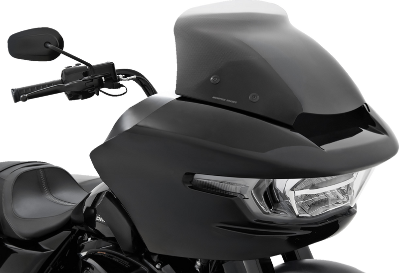 MEMPHIS SHADES Spoiler Windshield - 6" - Clear Dot Matrix - FLTR MEP8840