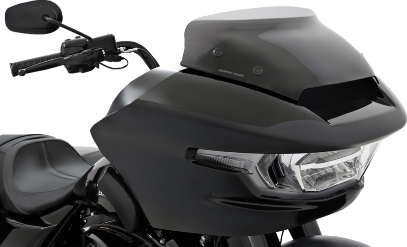 MEMPHIS SHADES Spoiler Windshield - 2" - Black Smoke Dot Matrix - FLTR MEP88012