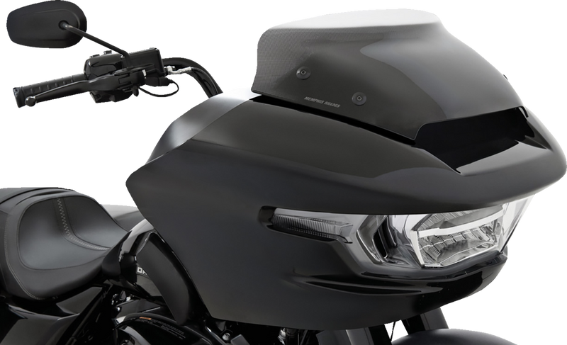 MEMPHIS SHADES Spoiler Windshield - 2" - Clear Dot Matrix - FLTR MEP8800