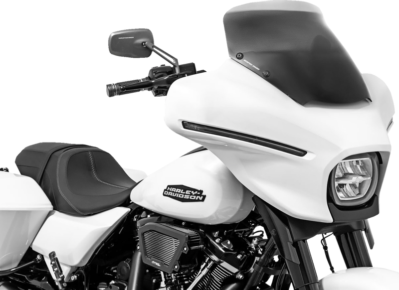 MEMPHIS SHADES Spoiler Windshield - 6" - Black Smoke - FLHX MEP89012