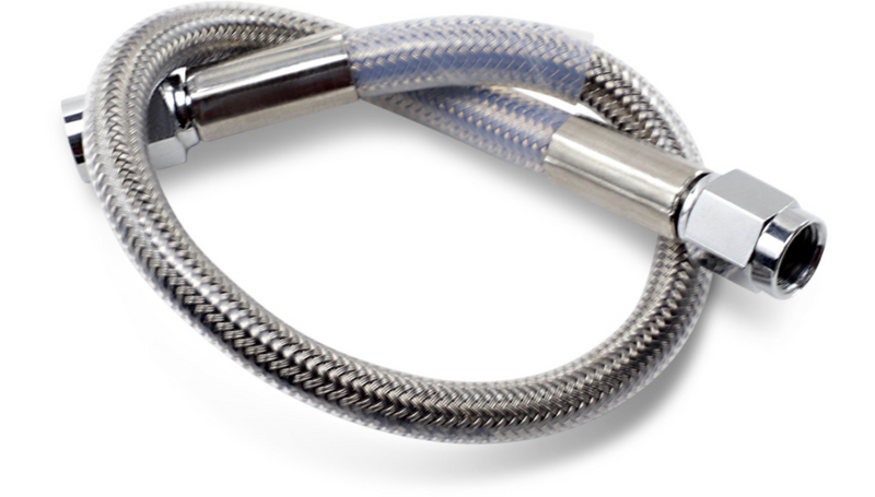 DRAG SPECIALTIES Universal Brake Line - Clear - 12" - 812