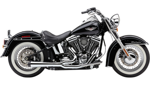 COBRA El Diablo Exhaust - Chrome - '12-'17 Softail 6483 - PartsOutlet.com.au