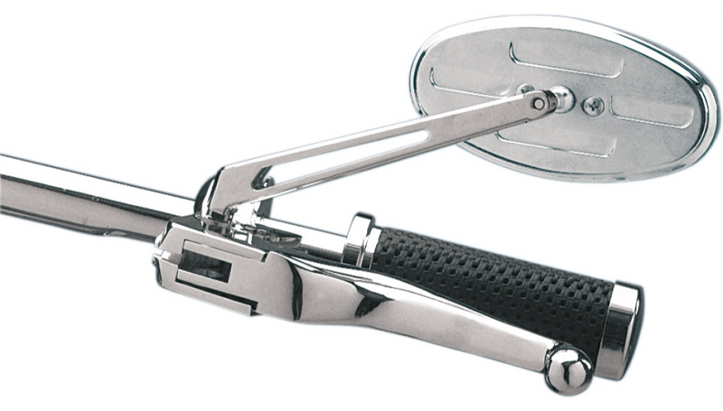 DRAG SPECIALTIES Stealth 2 Blue Sapphire Mirror - Harley-Davidson 2022 - Chrome 302167-BC3N-BX2 - PartsOutlet.com.au