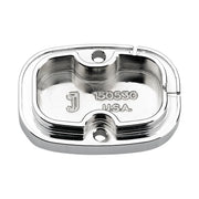 JOKER MACHINE Master Cylinder Cover - Smooth - Chrome - '08-'23 FL 08-010C - PartsOutlet.com.au