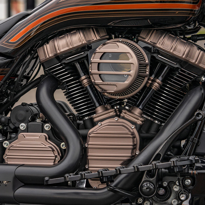 ARLEN NESS 10-GAUGE® TRANSMISSION SIDE COVERS, TITANIUM - CABLE - 03-815 - PartsOutlet.com.au