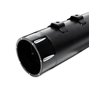 S&S CYCLE Mk45 TOURING MUFFLER for 1995–2016 TOURING MODELS—Black with Black Tracer End Cap 550-0625 - PartsOutlet.com.au