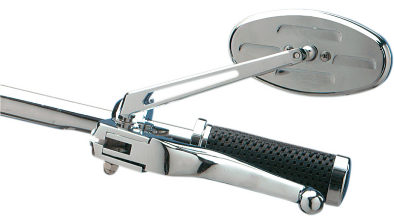 DRAG SPECIALTIES Stealth 2 Mirror - Longer Stem - Each - Harley-Davidson 2022 - Chrome 302152-BC3N-BX2 - PartsOutlet.com.au