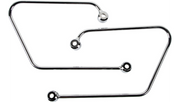 COBRA Saddlebag Supports - Chrome - Suzuki/Kawasaki 02-6461 - PartsOutlet.com.au