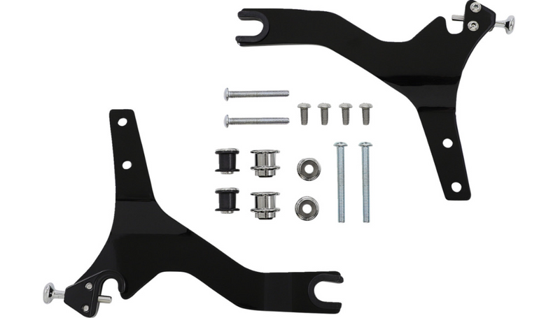 COBRA Backrest Kit - 11" - Black - '04-'19 XL - 602-2025B