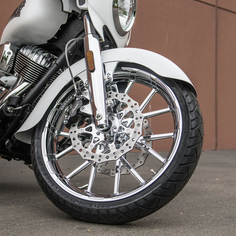ARLEN NESS PROCROSS FORGED WHEELS FOR INDIAN, CHROME - 21"x3.50" - RIM ONLY - Harley-Davidson '08-'19 - 71-513