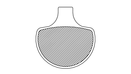 DRAG SPECIALTIES Organic Brake Pads - Harley-Davidson 1986-2011 - FAD94 - PartsOutlet.com.au