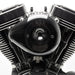 S&S CYCLE Gloss Black Stealth Slasher Teardrop Air Cleaner Cover - 170-0533 - PartsOutlet.com.au