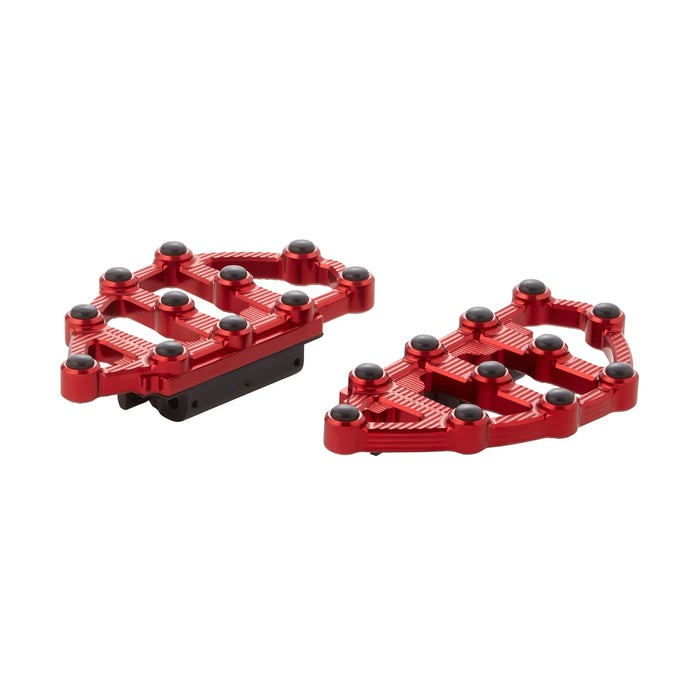 ARLEN NESS MX PASSENGER FLOORBOARDS, RED 06-898