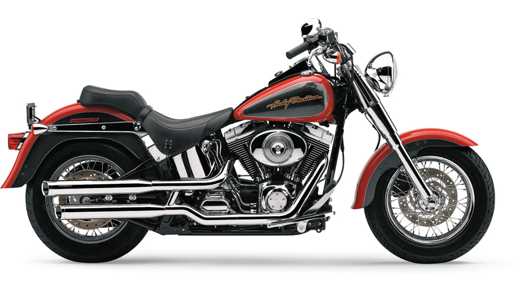 COBRA Chrome Slashcut Mufflers - '00-'06 Softail 6000