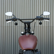 BILTWELL Handlebar - Moto - Black - SMOOTH - 6016-2012 - PartsOutlet.com.au