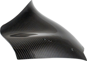 KLOCK WERKS Flare® Windshield - Sport - 10" - Carbon Fiber - '23-'26 FLTR/FLTRT KWW-01-0766